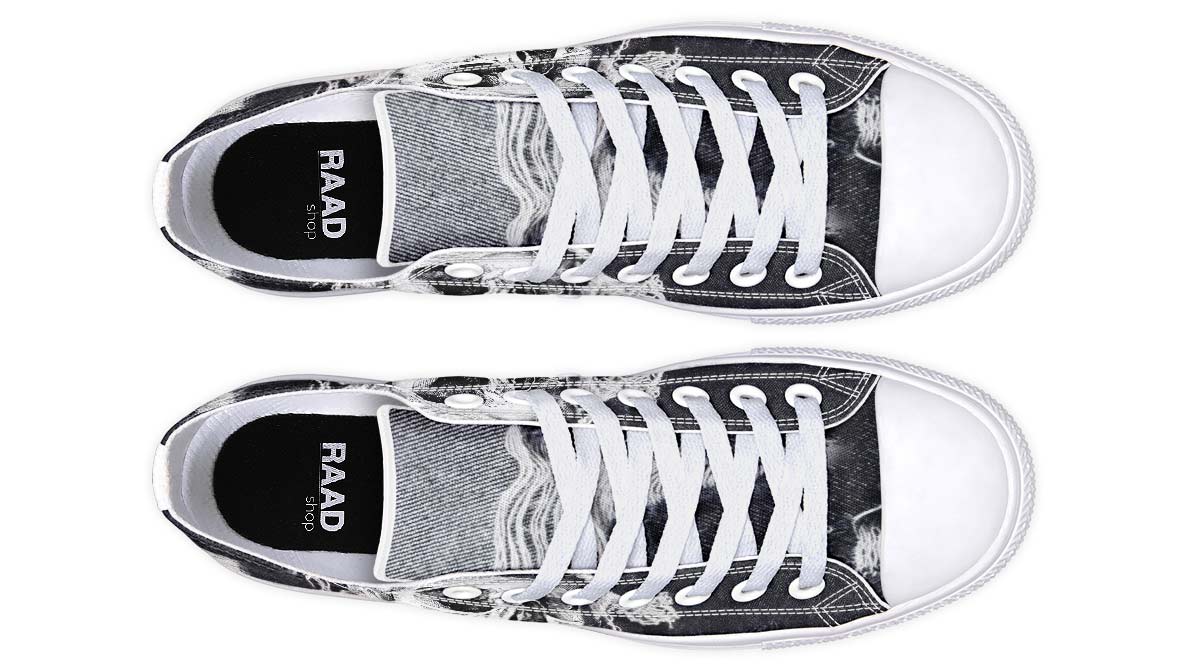 Fashion Print Couple Low-Top Canvas Shoes