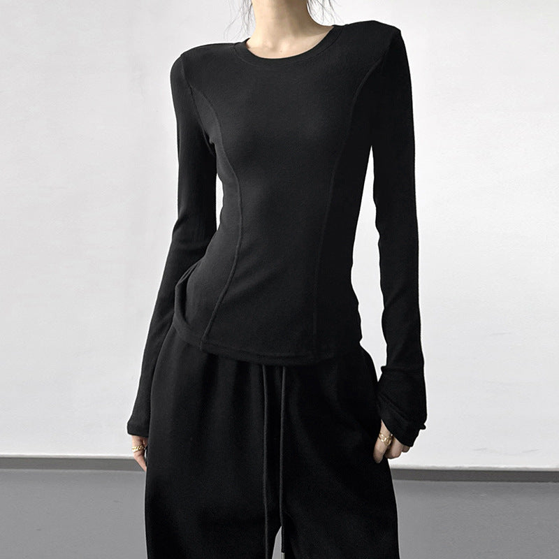 Womens Long Sleeve T Shirt Base Top
