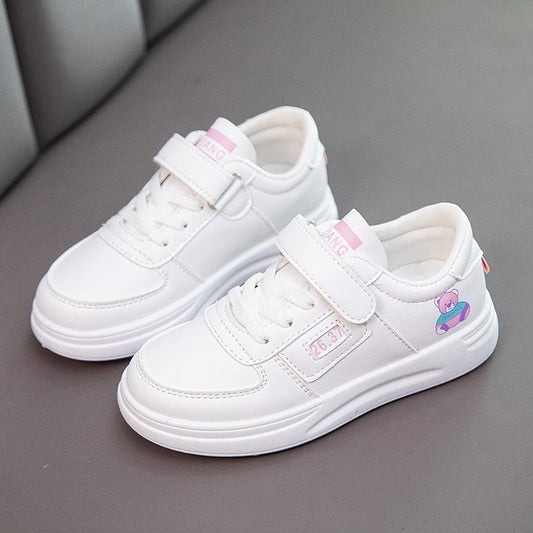 Children's Small White Shoes Spring New Board Shoes
