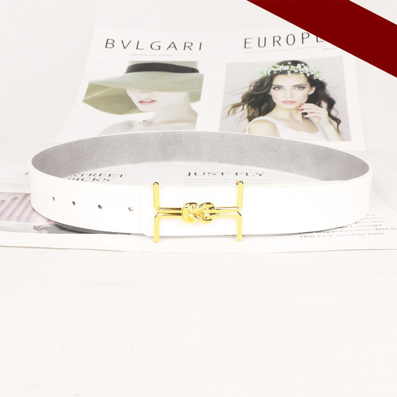 Women's Fashion Leather Decorative Wide Belt