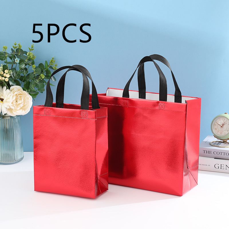Aluminum Coated Non-woven Folding Tote Bag