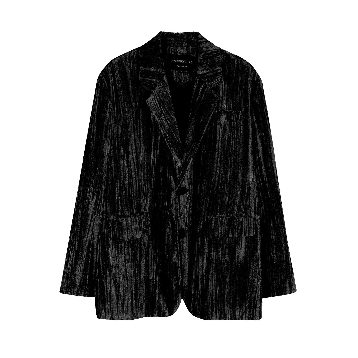 Padded Shoulder Fashionable All-matching Loose Suit Jacket