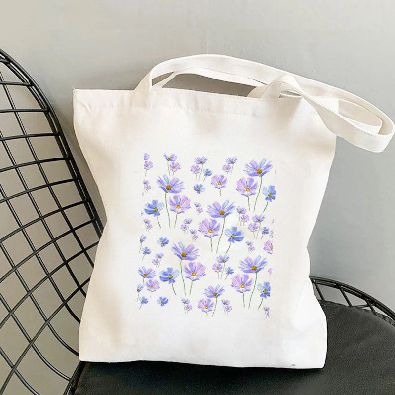 Printed Canvas Personalized One Shoulder Women's Fashionable Handbag