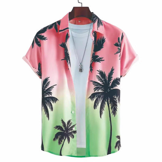 Printing Men's Short-sleeved Shirt