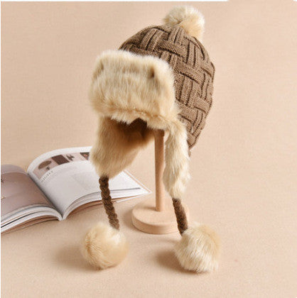 Korean Version Of Cashmere Knitted Wool Hat