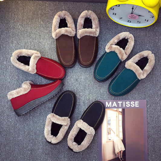 Thicken Old Shoes To Keep Warm In Winter