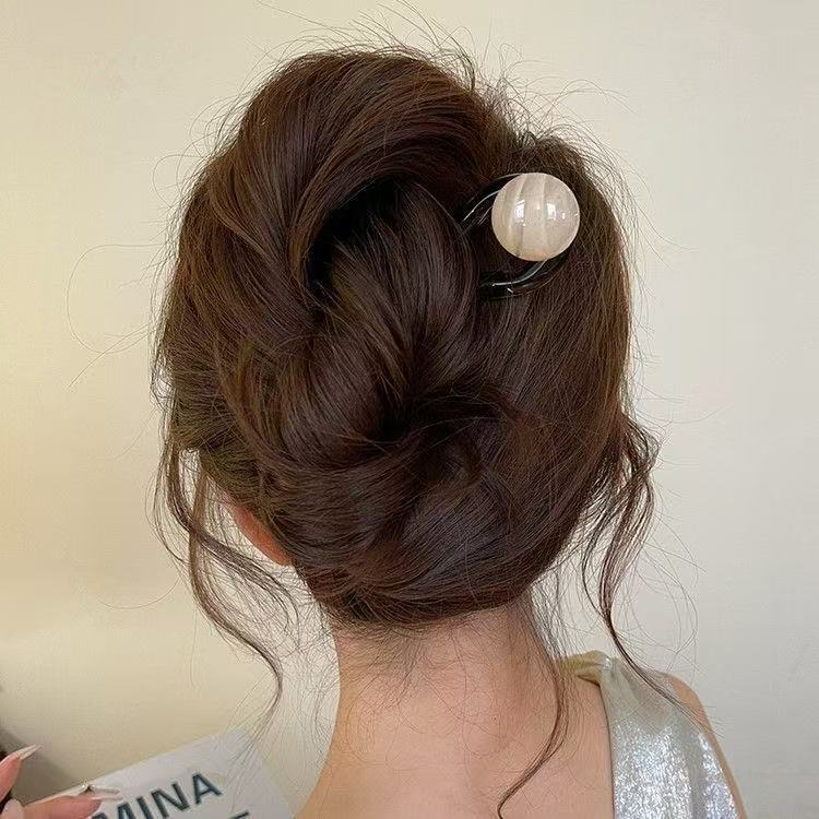 Ball Retro Simple U-shaped Hair Pin Headdress Barrettes