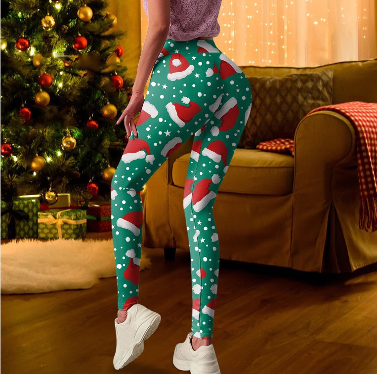 Christmas New Fashion Stretch High Waist Tights