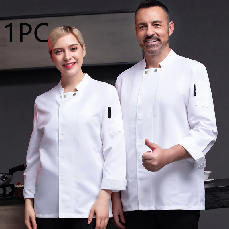 Long Sleeved Work Clothes For Cake Baking And Pastry In Autumn And Winter