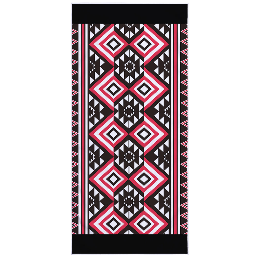 Microfiber Square Print Beach Towel