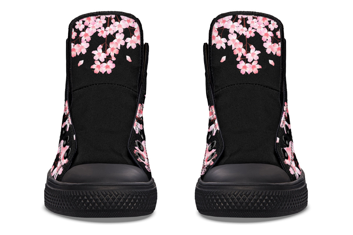 Printed Couple High-top Canvas Shoes