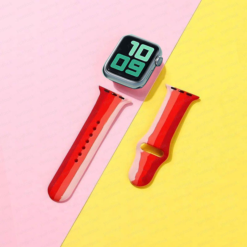 Simple And Creative Colorful Silicone Replacement Strap