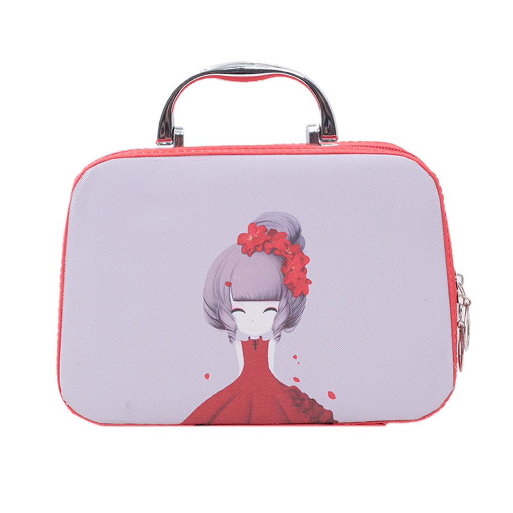 Large-capacity Bright Leather Cosmetic Bag Portable Stereotypes