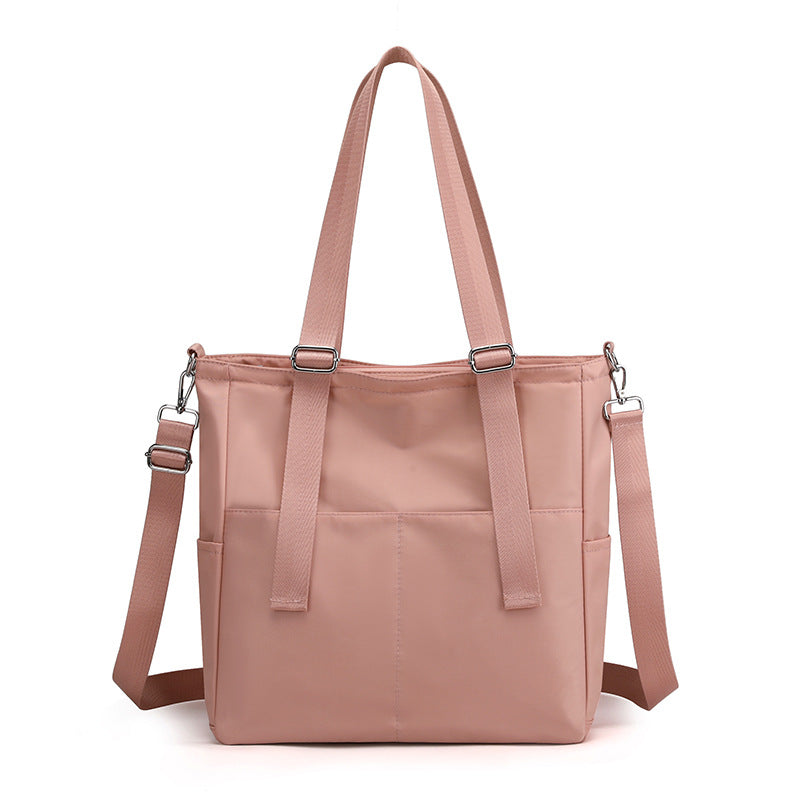 Oxford Cloth Shoulder Bag Large Capacity Casual Tote Bag