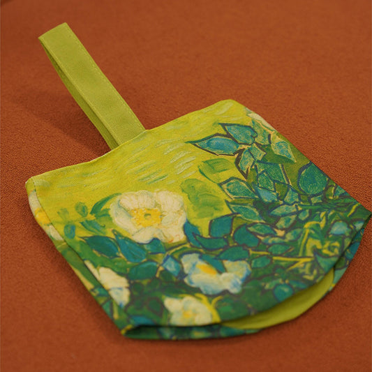 Women's Vintage Oil Painting Printed Handbag