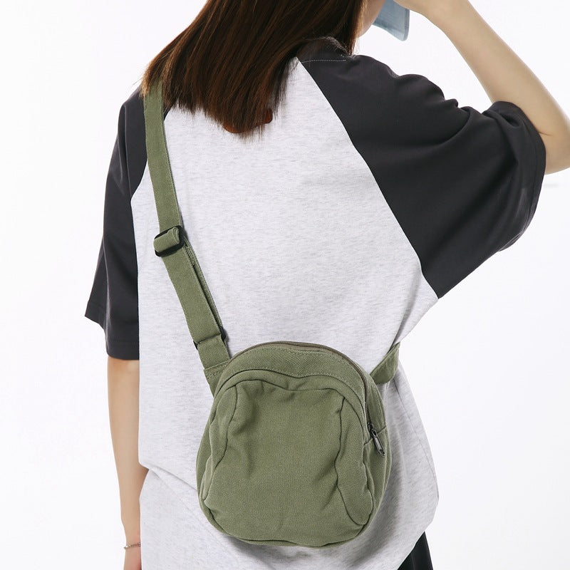 New Harajuku Style Ins Girl Washed Canvas Bag