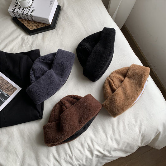 Women's Trendy New Winter Solid Color Fisherman Hat