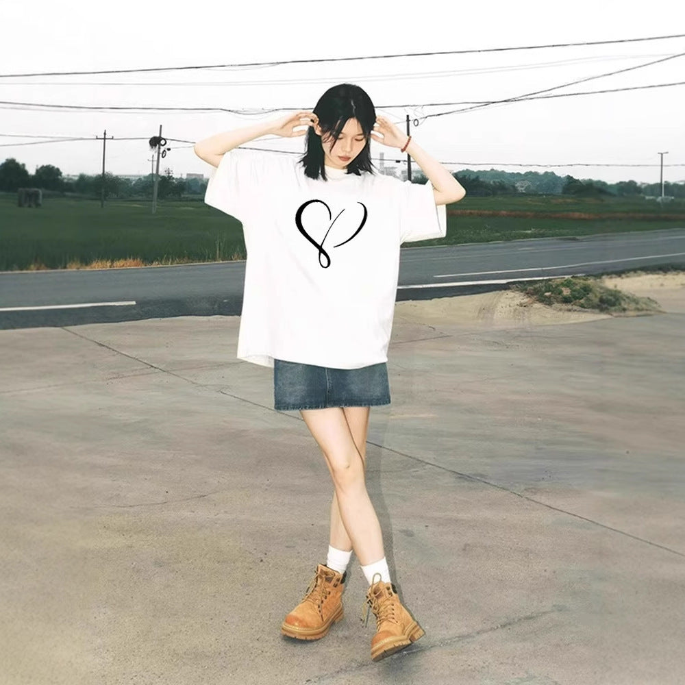 Womens Relaxed Versatile Short-sleeve Top