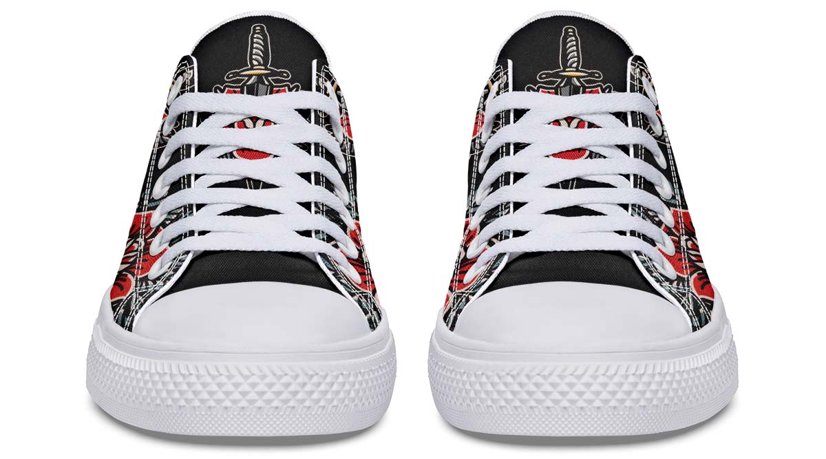 Fashion Print Couple Low-Top Canvas Shoes
