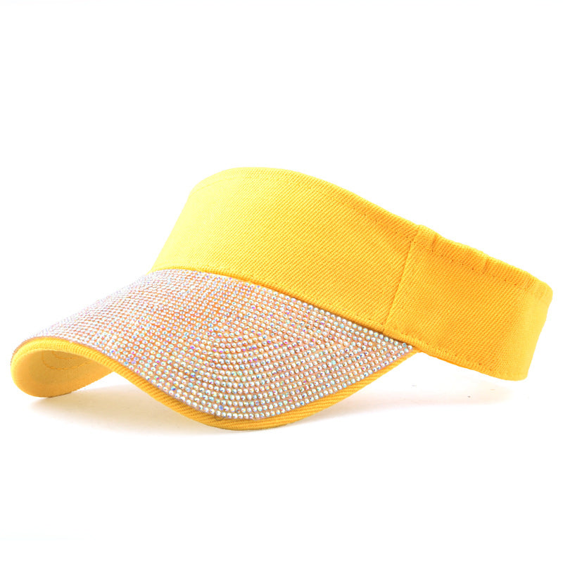 Female Dot Diamond Hollow Top Hat