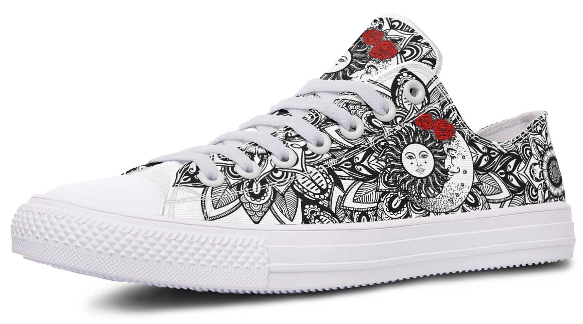 Fashion Print Couple Low-Top Canvas Shoes
