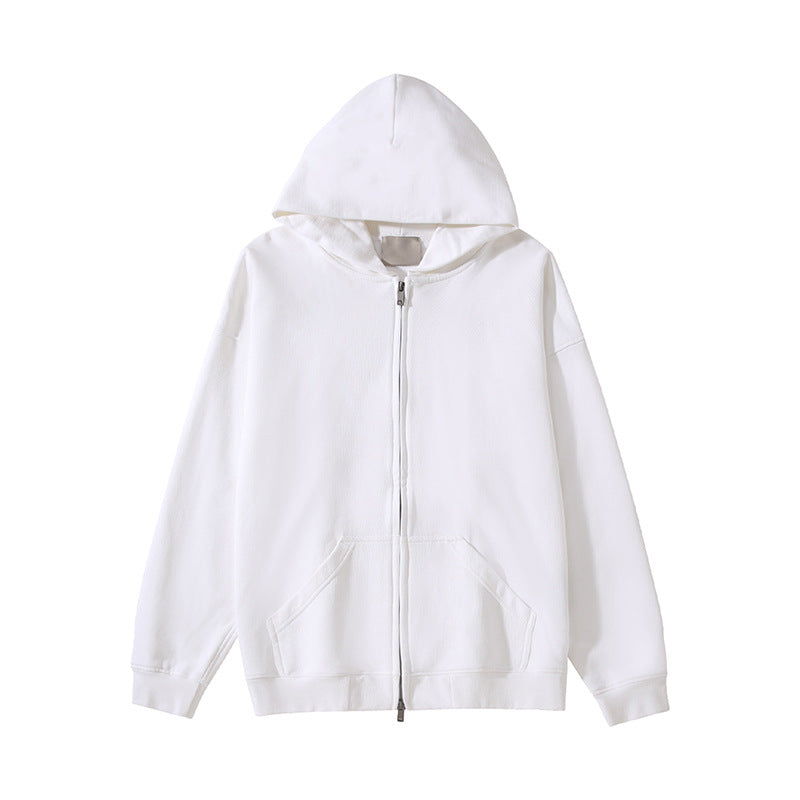Men's Fashion Brand Thickened Zipper Hood Coat