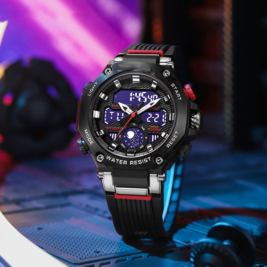Men's Fashion Casual Alloy Multifunctional Watch