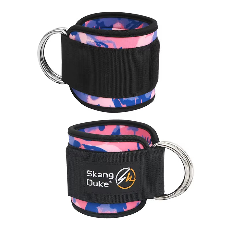 1/2PCS Padded Ankle Straps Ankle Straps for Cable Machines D-Ring Comfortable Gym Pulley Anklet Fitness Anklet for Gym Pulley