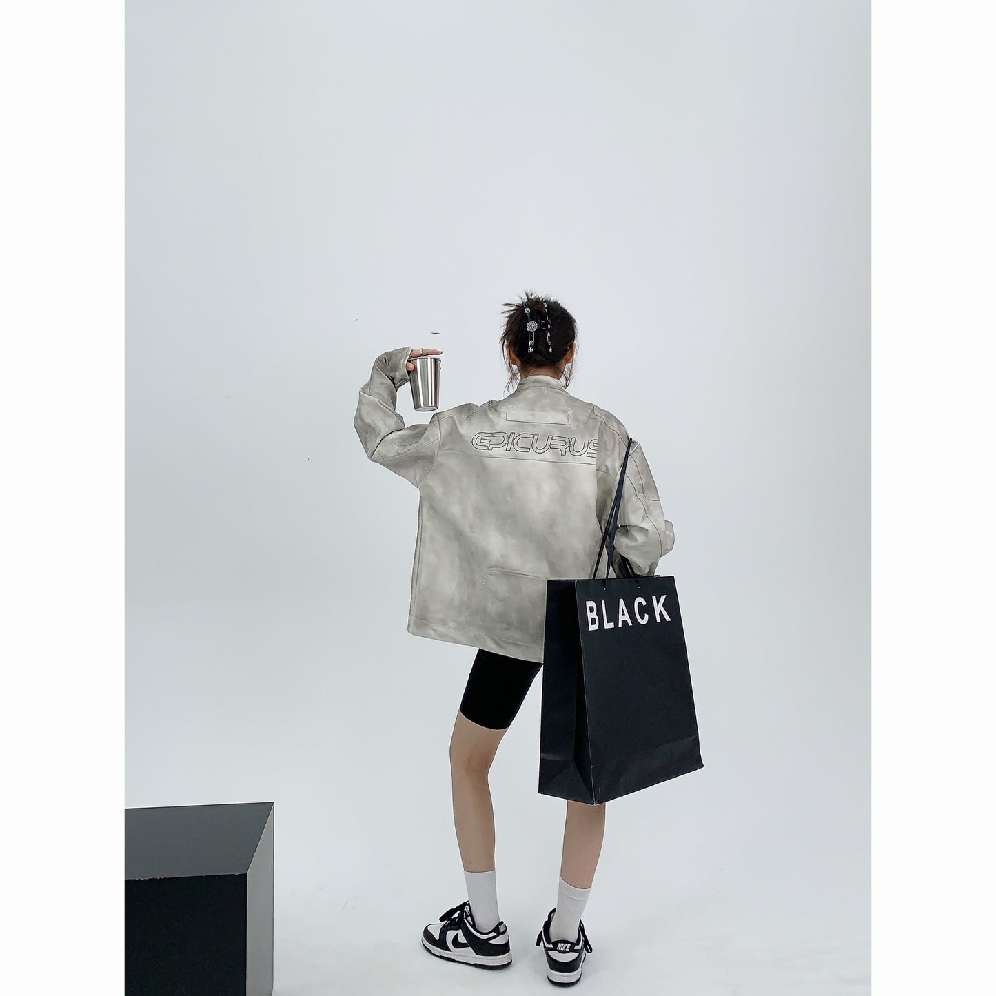 Dirty Leather Motorcycle Women's Coat
