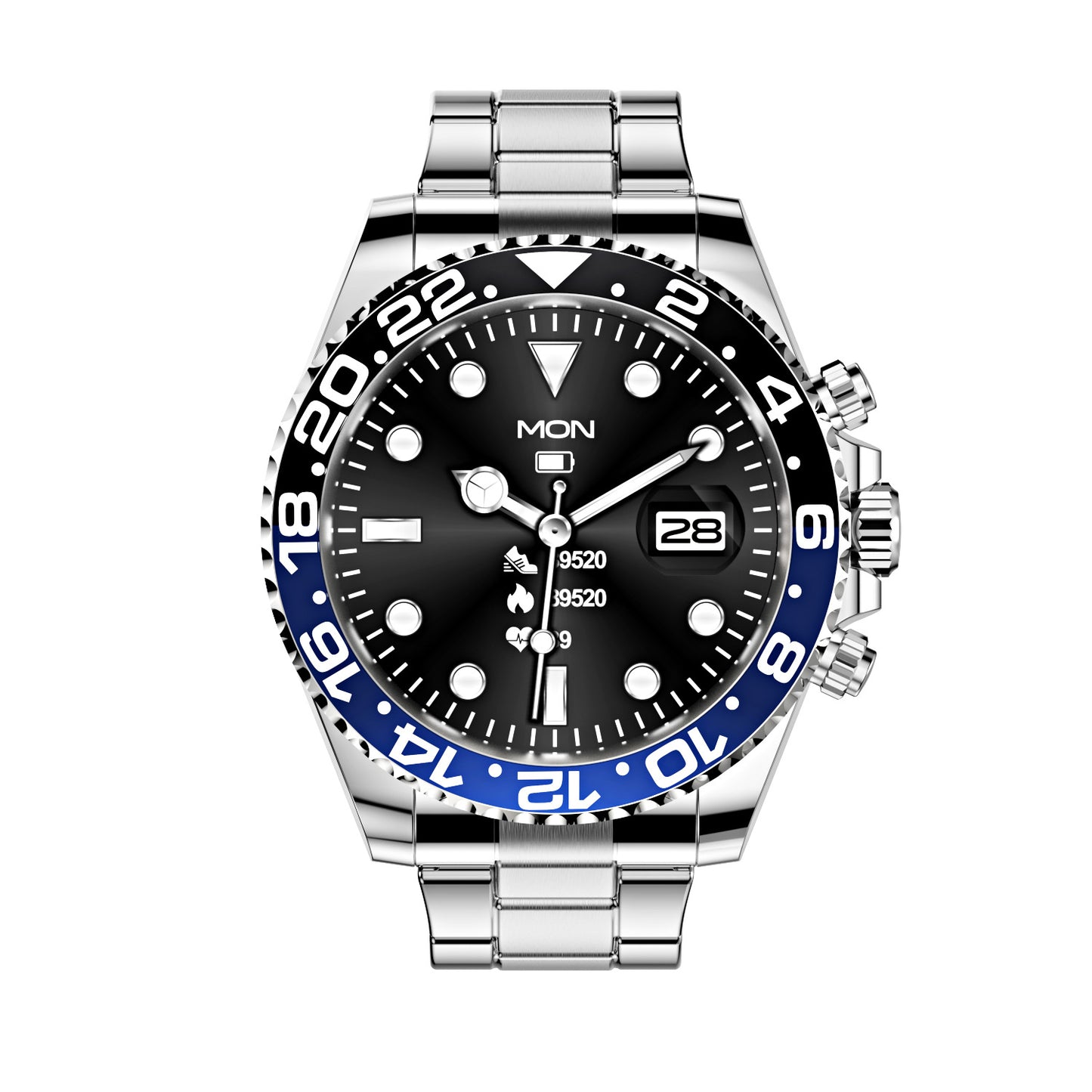 Stainless Steel Green Water Ghost Smart Watch