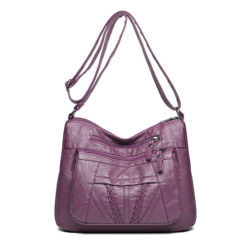 Elegant Enkel Mode Enkeltsidet Crossbody Alsidig Afslappet Dame Taske
