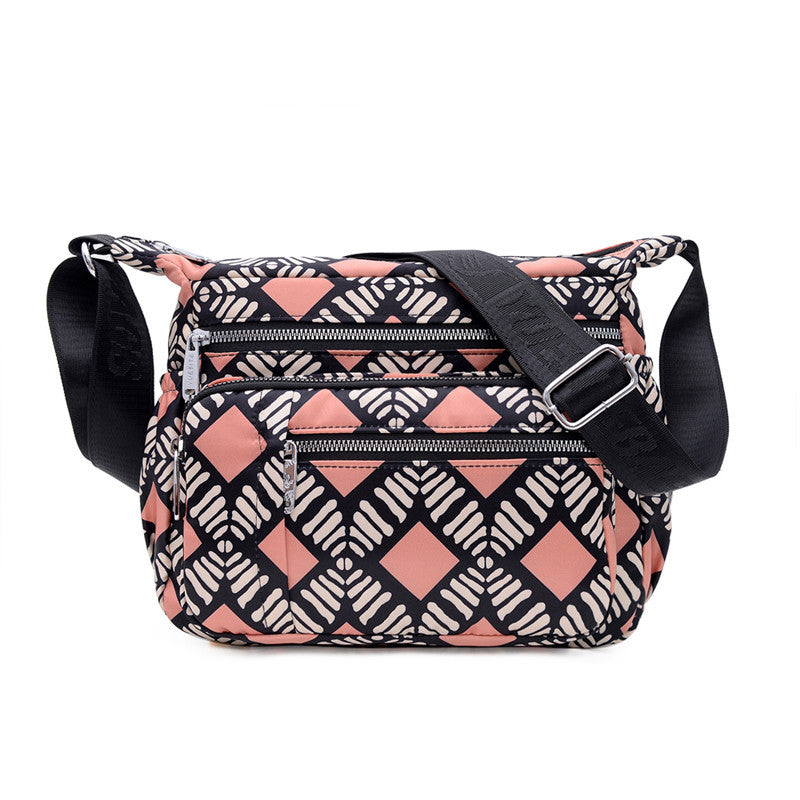 Crossbody Printed Bag Shoulder Bag Nylon Cloth
