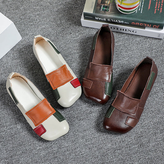 Women's Contrast Casual Soft Soled Shoes