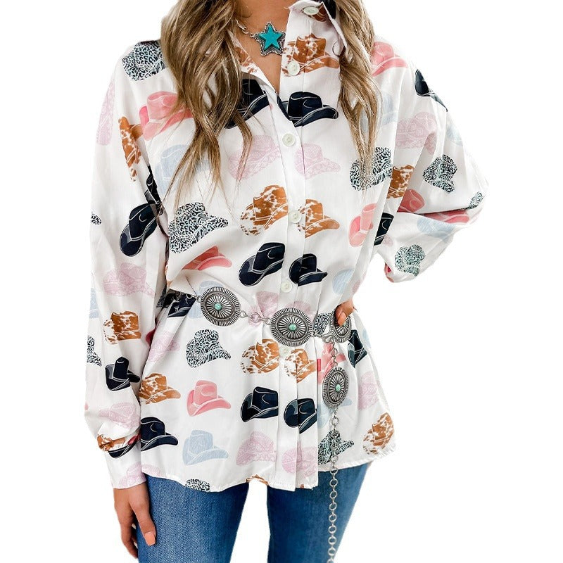 Kjole til kvinder - bandagedress med knaplukning og print