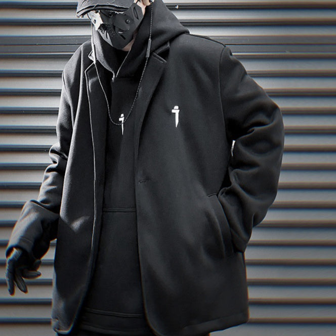 Men's And Women's Loose Solid Color Casual Small Suit Casual Clothes Trendy Coat