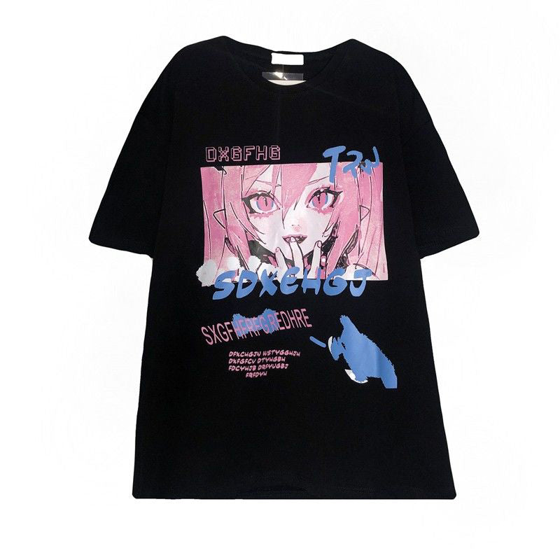 Loose Grunge Steampunk Gothic T-Shirt Women's Harajuku Clothes