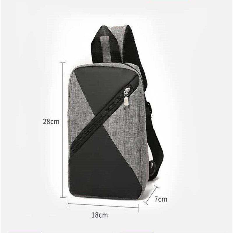 Outdoor Waterproof Large Capacity Men's Chest Bag