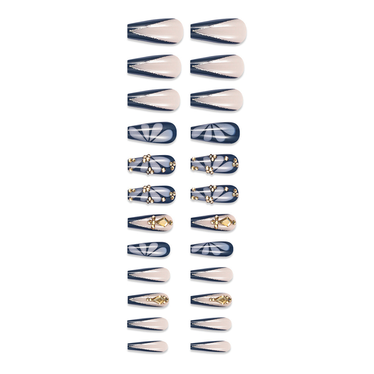 Creative And Versatile Shining Big Bow Wearing Nail Art