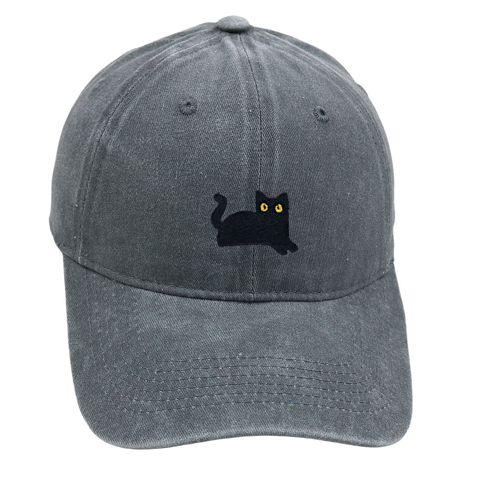 Retro Distressed Men And Women Peaked Cap