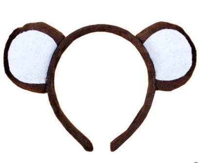 Performance Cartoon Animal Headband Plush Headdress