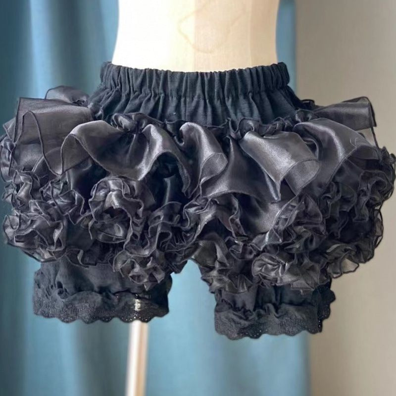 Black And White 2-color Underpants Support Cake Anti-wardrobe Malfunction Base