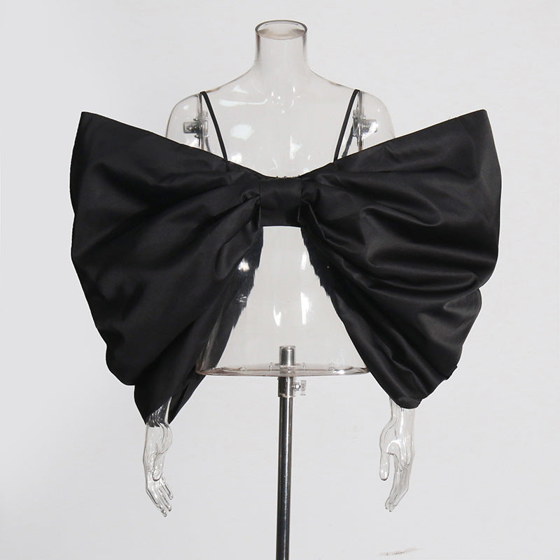 New Big Bow Design High Sense Display Flattering Camisole Female