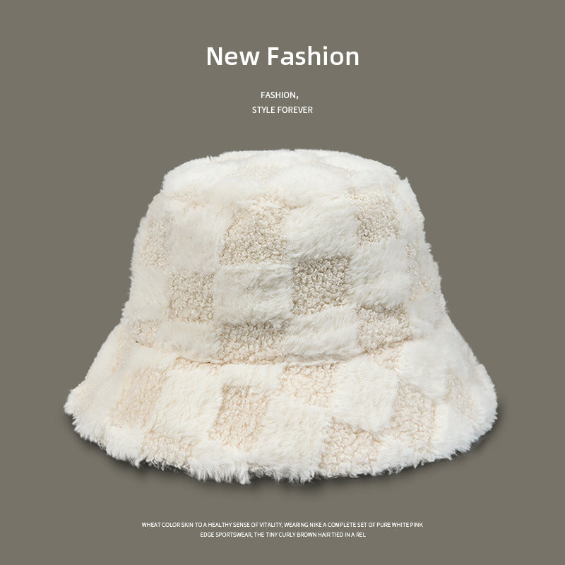 Autumn And Winter Lambswool Fisherman Basin Hat