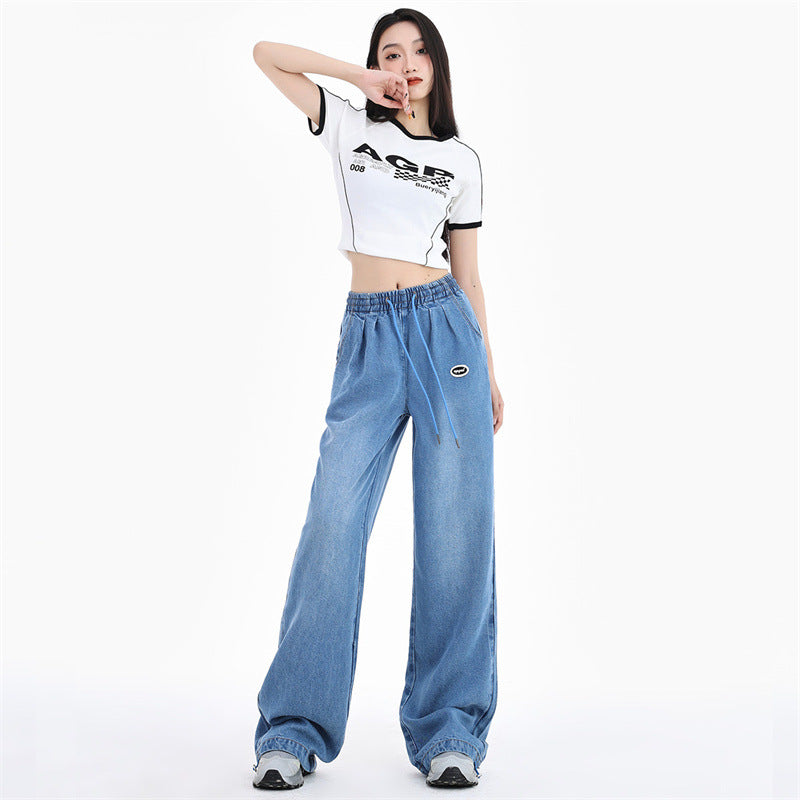 Tencel Tynde Brede Ben Jeans af Issilke