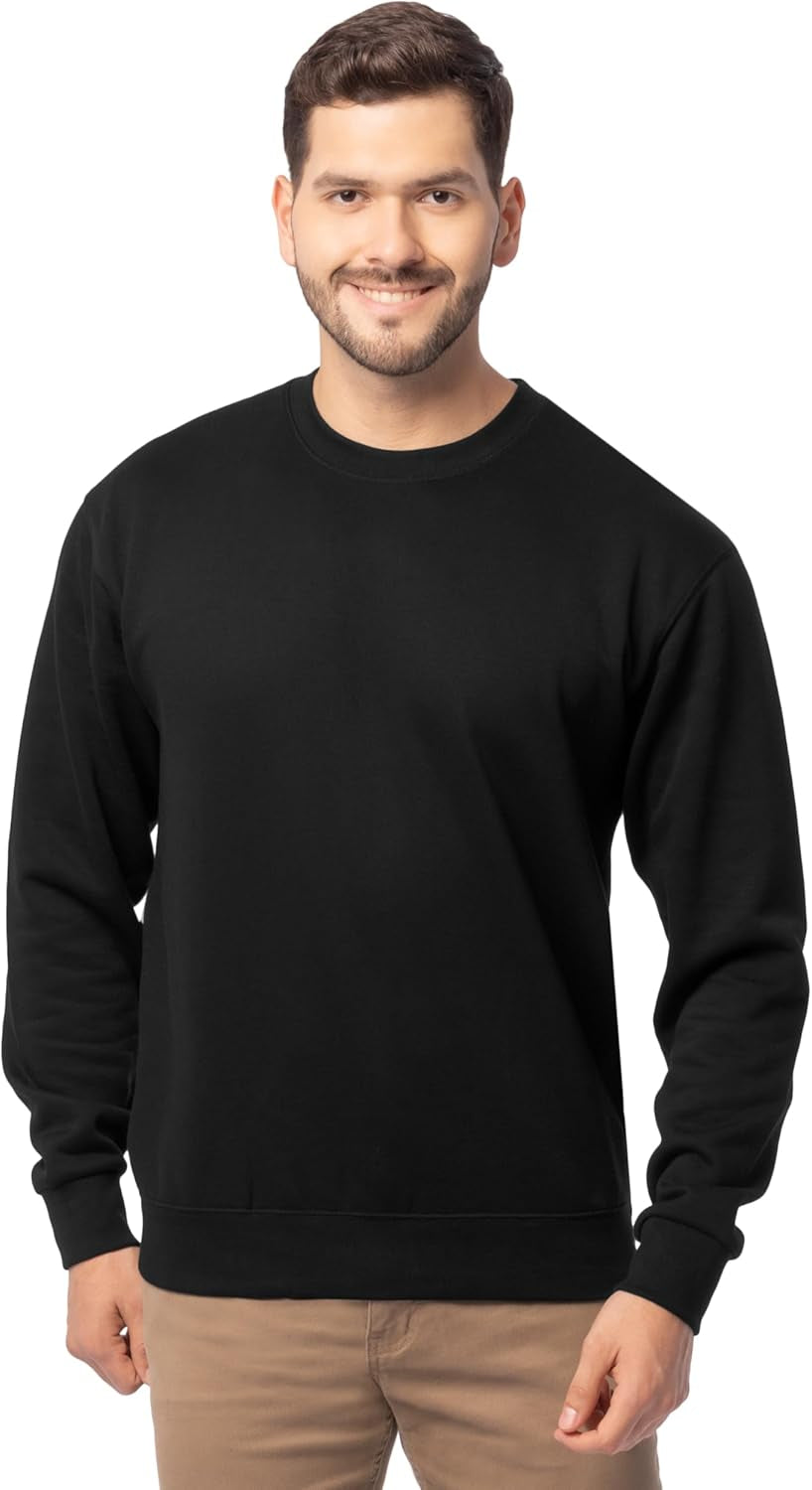 Men'S Eversoft Fleece Crewneck Sweatshirts, Moisture Wicking & Breathable, Sizes S-4X
