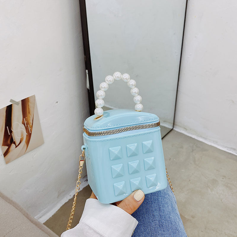 Handheld Pearl Chain Bag Slung For Women