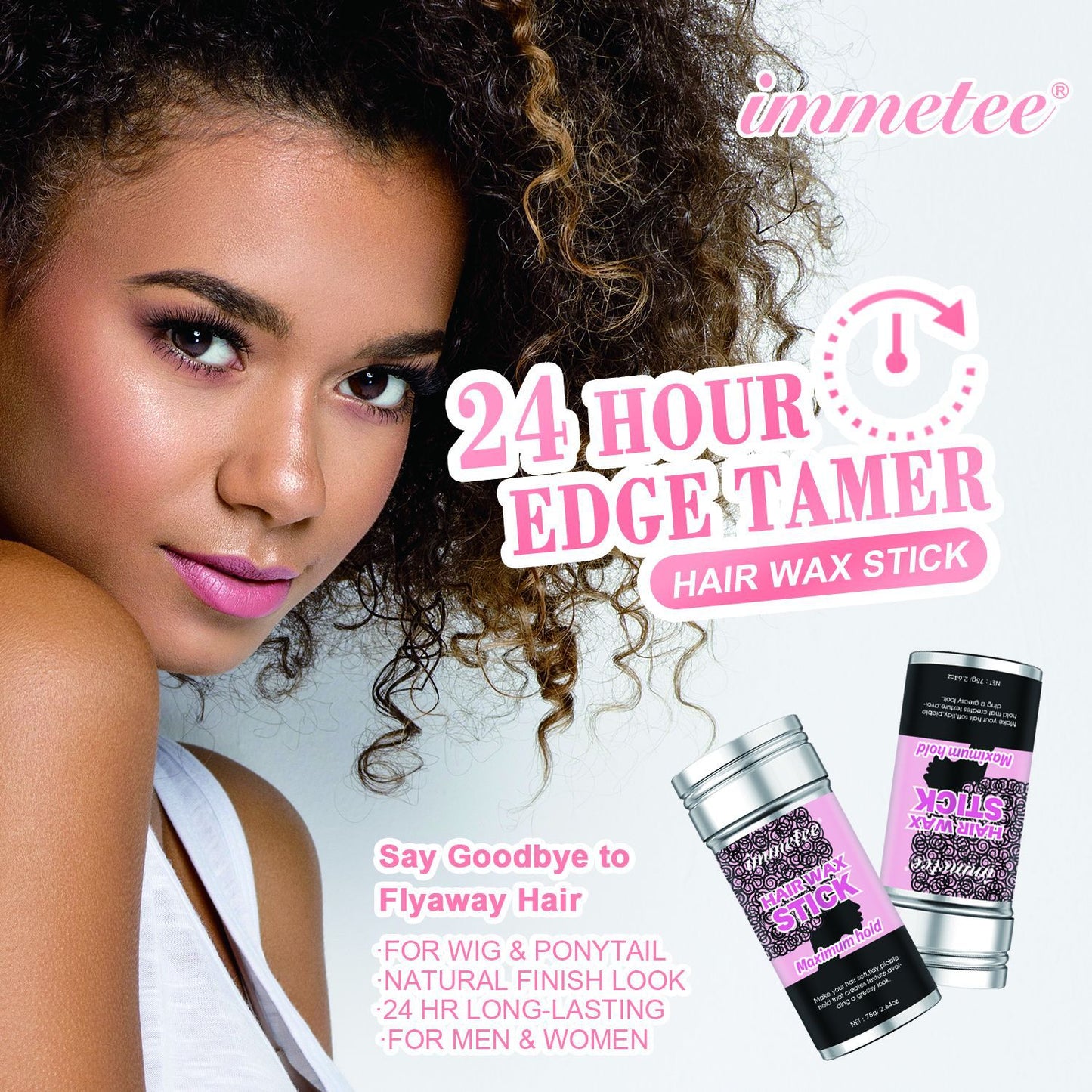 Refreshing And Finishing Broken Hair Frizzy Styling Wax Stick