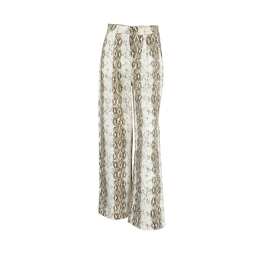 Fashion Slimming High Waist Straight-leg Pants