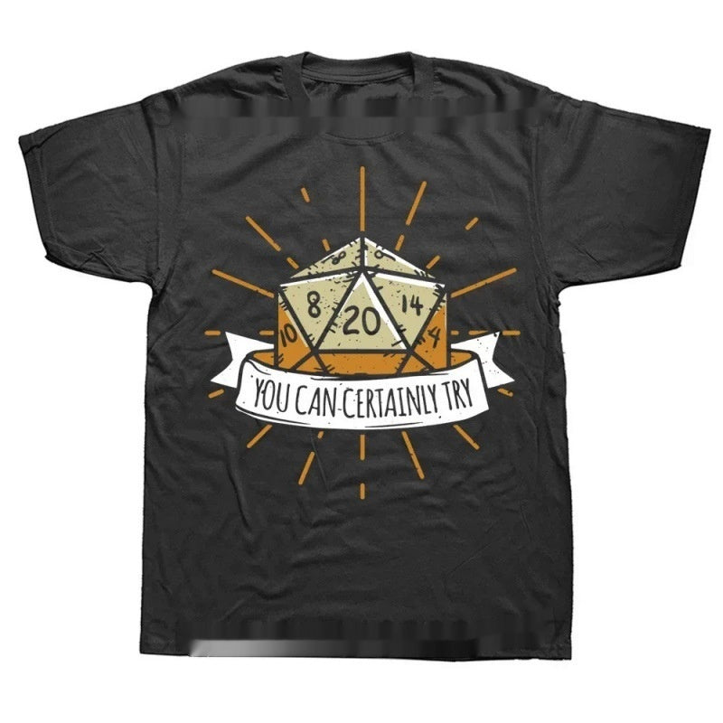 Novelty Dungeon Dragon T Shirts Graphic T-shirt