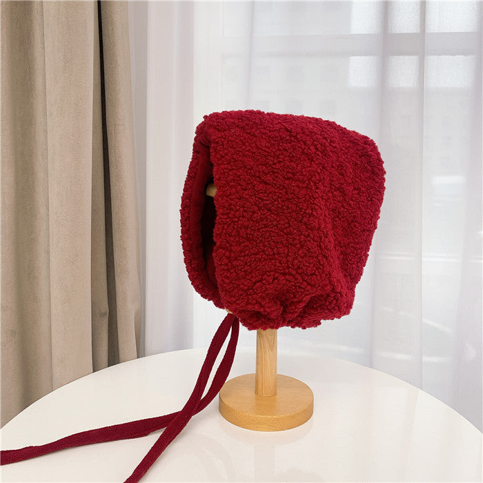 Women's Fashion Temperament Warm Lace Up Windproof Hat